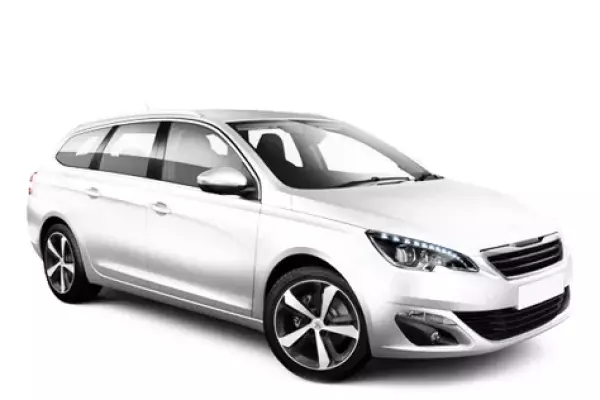 Peugeot 308 for rent in Bugibba