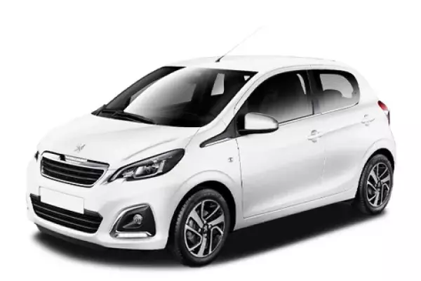 Peugeot 108 for rent in Malta